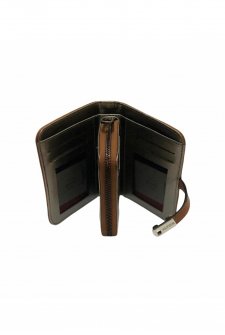 Fermuarlı Kadın Portföy Cüzdan Taba