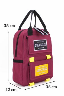 Kadın Sırt Çantası Spor Model  Bordo