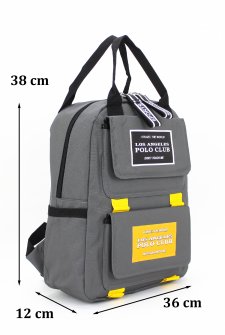 Kadın Sırt Çantası Spor Model  Gri