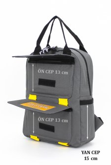 Kadın Sırt Çantası Spor Model  Gri