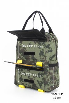 Kadın Sırt Çantası Spor Model  Kamuflaj