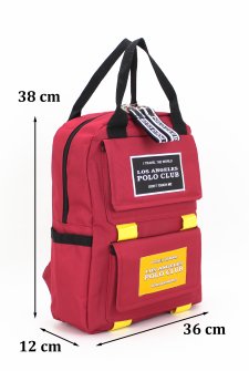 Kadın Sırt Çantası Spor Model  Kırmızı
