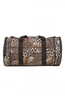 Leopar Desen Kadın Seyahat ve Spor Çantası