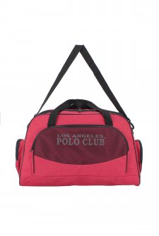 Los Angeles Polo Club Büyük Boy Seyahat Çantası El Valizi Kabin Boy Kırmızı