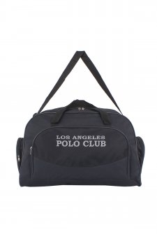 Los Angeles Polo Club Büyük Boy Seyahat Çantası El Valizi Kabin Boy Siyah