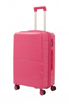 MÇS Polipropilen Üçlü Valiz Seti V366 Fuşya