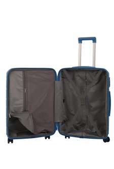 MÇS Polipropilen Üçlü Valiz Seti V366 Lila