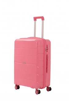 MÇS Polipropilen Üçlü Valiz Seti V366 Pembe