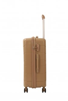 MÇS Polipropilen Üçlü Valiz Seti V366 Şampanya