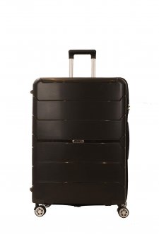 MÇS Polipropilen Üçlü Valiz Seti V366 Siyah