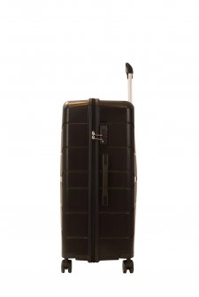 MÇS Polipropilen Üçlü Valiz Seti V366 Siyah