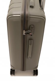 MÇS V305 Kırılmaz Polipropilen Büyük Boy Valiz Gri