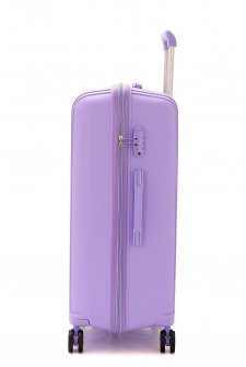 MÇS V305 Kırılmaz Polipropilen Büyük Boy Valiz Lila