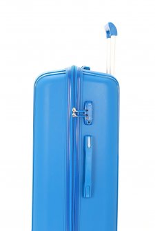MÇS V305 Kırılmaz Polipropilen Büyük Boy Valiz Mavi
