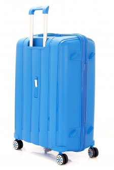 MÇS V305 Kırılmaz Polipropilen Büyük Boy Valiz Mavi
