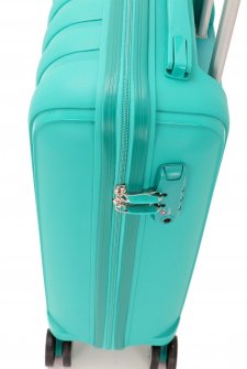 Mçs V305 Kırılmaz PoliPropilen Kabin Boy Valiz Cam Göbeği