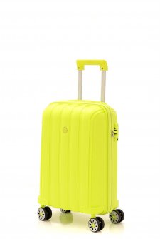 Mçs V305 Kırılmaz PoliPropilen Kabin Boy Valiz Fıstık Yeşili