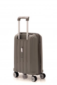 Mçs V305 Kırılmaz PoliPropilen Kabin Boy Valiz Gri
