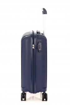 Mçs V305 Kırılmaz PoliPropilen Kabin Boy Valiz Lacivert