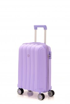 Mçs V305 Kırılmaz PoliPropilen Kabin Boy Valiz Lila