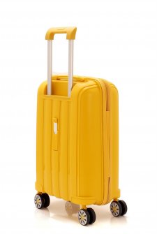 Mçs V305 Kırılmaz PoliPropilen Kabin Boy Valiz Sarı