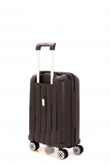 Mçs V305 Kırılmaz PoliPropilen Kabin Boy Valiz Siyah