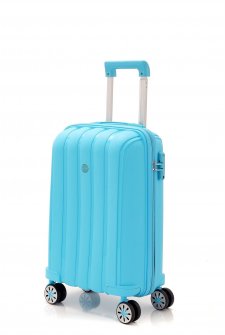 Mçs V305 Kırılmaz PoliPropilen Kabin Boy Valiz Turkuaz