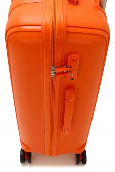 Mçs V305 Kırılmaz PoliPropilen Kabin Boy Valiz Turuncu