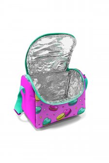Coral High Kids Pembe Makaron Desenli Thermo Beslenme Çantası – 22840