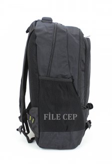 Yarım Dağcı Unisex Sırt Çantası 17,3 Laptop Bölmeli 30-35 Litre Siyah-Yeşil