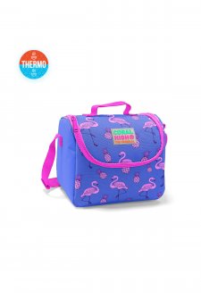 Coral High Kids Lavanta Pembe Flamingo Desenli Thermo Beslenme Çantası 22855