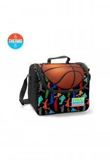 Coral High Kids Siyah Basketbol Desenli Thermo Beslenme Çantası – 22860